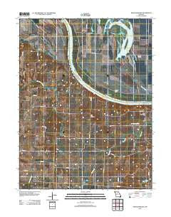 New Frankfort Missouri Historical topographic map, 1:24000 scale, 7.5 X 7.5 Minute, Year 2012