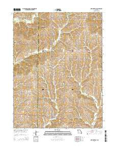 New Hampton Missouri Current topographic map, 1:24000 scale, 7.5 X 7.5 Minute, Year 2014