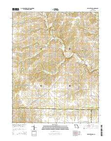 New Hartford Missouri Current topographic map, 1:24000 scale, 7.5 X 7.5 Minute, Year 2014