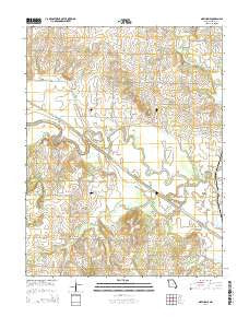 New Home Missouri Current topographic map, 1:24000 scale, 7.5 X 7.5 Minute, Year 2014