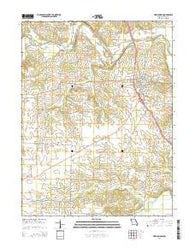 New London Missouri Current topographic map, 1:24000 scale, 7.5 X 7.5 Minute, Year 2014
