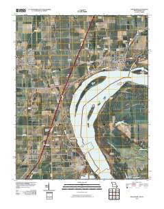 New Madrid Missouri Historical topographic map, 1:24000 scale, 7.5 X 7.5 Minute, Year 2010