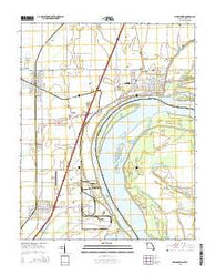 New Madrid Missouri Current topographic map, 1:24000 scale, 7.5 X 7.5 Minute, Year 2015