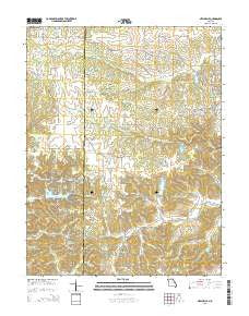 New Melle Missouri Current topographic map, 1:24000 scale, 7.5 X 7.5 Minute, Year 2015