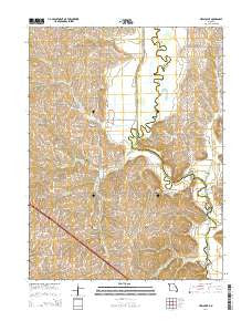 New Point Missouri Current topographic map, 1:24000 scale, 7.5 X 7.5 Minute, Year 2014