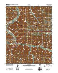 Newburg Missouri Historical topographic map, 1:24000 scale, 7.5 X 7.5 Minute, Year 2012