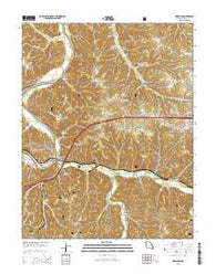 Newburg Missouri Current topographic map, 1:24000 scale, 7.5 X 7.5 Minute, Year 2015