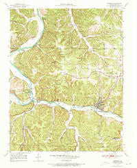 Newburg Missouri Historical topographic map, 1:24000 scale, 7.5 X 7.5 Minute, Year 1950