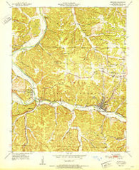 Newburg Missouri Historical topographic map, 1:24000 scale, 7.5 X 7.5 Minute, Year 1951