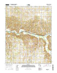 Newtonia Missouri Current topographic map, 1:24000 scale, 7.5 X 7.5 Minute, Year 2015