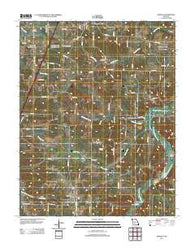 Niangua Missouri Historical topographic map, 1:24000 scale, 7.5 X 7.5 Minute, Year 2011