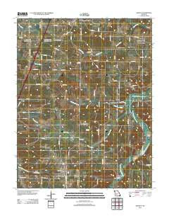 Niangua Missouri Historical topographic map, 1:24000 scale, 7.5 X 7.5 Minute, Year 2011