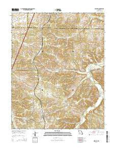 Niangua Missouri Current topographic map, 1:24000 scale, 7.5 X 7.5 Minute, Year 2015