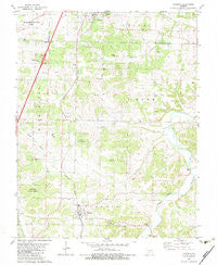 Niangua Missouri Historical topographic map, 1:24000 scale, 7.5 X 7.5 Minute, Year 1982