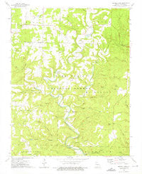 Nichols Knob Missouri Historical topographic map, 1:24000 scale, 7.5 X 7.5 Minute, Year 1973