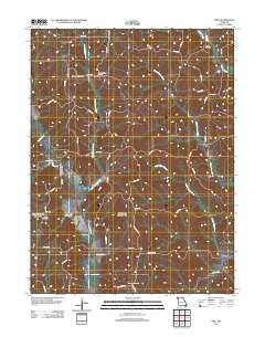 Nind Missouri Historical topographic map, 1:24000 scale, 7.5 X 7.5 Minute, Year 2012