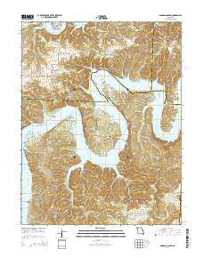Ninnescah Park Missouri Current topographic map, 1:24000 scale, 7.5 X 7.5 Minute, Year 2014