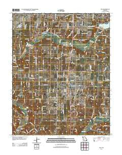 Nixa Missouri Historical topographic map, 1:24000 scale, 7.5 X 7.5 Minute, Year 2011