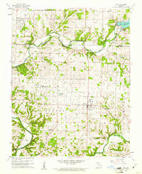 Nixa Missouri Historical topographic map, 1:24000 scale, 7.5 X 7.5 Minute, Year 1960