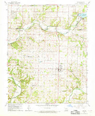 Nixa Missouri Historical topographic map, 1:24000 scale, 7.5 X 7.5 Minute, Year 1960
