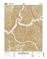 Noel Missouri Current topographic map, 1:24000 scale, 7.5 X 7.5 Minute, Year 2015