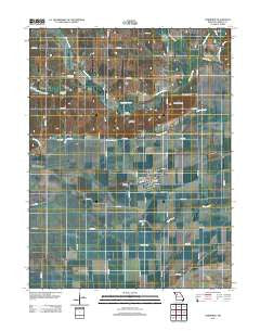Norborne Missouri Historical topographic map, 1:24000 scale, 7.5 X 7.5 Minute, Year 2012