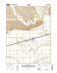 Norborne Missouri Current topographic map, 1:24000 scale, 7.5 X 7.5 Minute, Year 2015