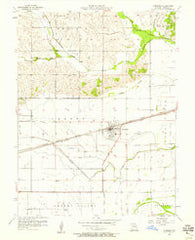 Norborne Missouri Historical topographic map, 1:24000 scale, 7.5 X 7.5 Minute, Year 1957