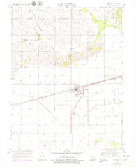 Norborne Missouri Historical topographic map, 1:24000 scale, 7.5 X 7.5 Minute, Year 1957