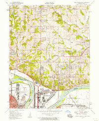 North Kansas City Missouri Historical topographic map, 1:24000 scale, 7.5 X 7.5 Minute, Year 1948