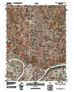 North Kansas City Missouri Historical topographic map, 1:24000 scale, 7.5 X 7.5 Minute, Year 2009