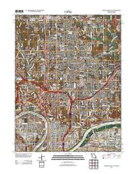 North Kansas City Missouri Historical topographic map, 1:24000 scale, 7.5 X 7.5 Minute, Year 2012