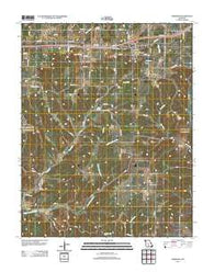Norwood Missouri Historical topographic map, 1:24000 scale, 7.5 X 7.5 Minute, Year 2011