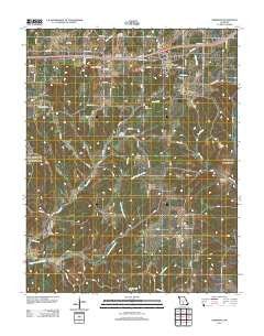 Norwood Missouri Historical topographic map, 1:24000 scale, 7.5 X 7.5 Minute, Year 2011