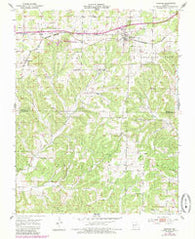 Norwood Missouri Historical topographic map, 1:24000 scale, 7.5 X 7.5 Minute, Year 1951