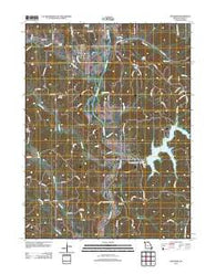 Novinger Missouri Historical topographic map, 1:24000 scale, 7.5 X 7.5 Minute, Year 2012