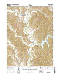 Novinger Missouri Current topographic map, 1:24000 scale, 7.5 X 7.5 Minute, Year 2015