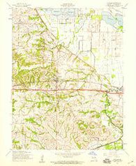 O'Fallon Missouri Historical topographic map, 1:24000 scale, 7.5 X 7.5 Minute, Year 1954