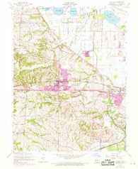 O'Fallon Missouri Historical topographic map, 1:24000 scale, 7.5 X 7.5 Minute, Year 1954