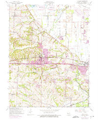 O'Fallon Missouri Historical topographic map, 1:24000 scale, 7.5 X 7.5 Minute, Year 1954