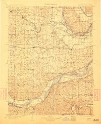 O'Fallon Missouri Historical topographic map, 1:125000 scale, 30 X 30 Minute, Year 1903