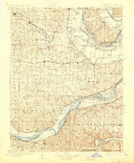 O'Fallon Missouri Historical topographic map, 1:125000 scale, 30 X 30 Minute, Year 1903