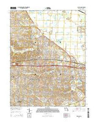 O'Fallon Missouri Current topographic map, 1:24000 scale, 7.5 X 7.5 Minute, Year 2015