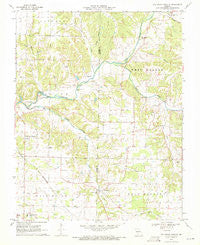 Oak Grove Heights Missouri Historical topographic map, 1:24000 scale, 7.5 X 7.5 Minute, Year 1970