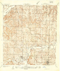 Oak Grove Missouri Historical topographic map, 1:24000 scale, 7.5 X 7.5 Minute, Year 1934