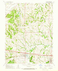 Oak Grove Missouri Historical topographic map, 1:24000 scale, 7.5 X 7.5 Minute, Year 1965