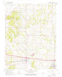 Oak Grove Missouri Historical topographic map, 1:24000 scale, 7.5 X 7.5 Minute, Year 1965