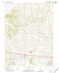 Oak Grove Missouri Historical topographic map, 1:24000 scale, 7.5 X 7.5 Minute, Year 1965