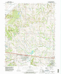 Oak Grove Missouri Historical topographic map, 1:24000 scale, 7.5 X 7.5 Minute, Year 1990