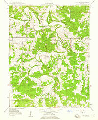 Oak Hill Missouri Historical topographic map, 1:24000 scale, 7.5 X 7.5 Minute, Year 1948